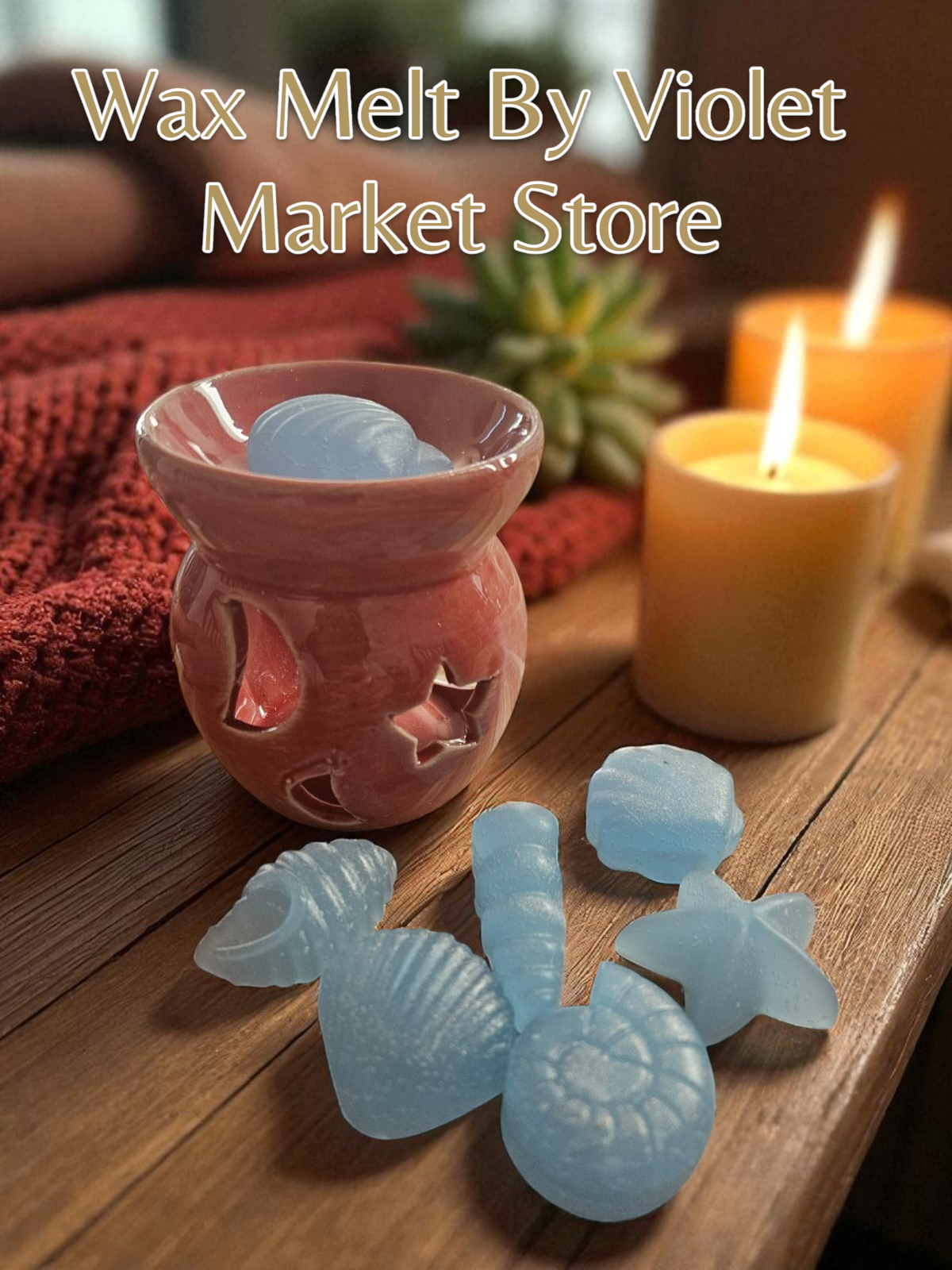 🐚 Vela Wax Melt Coco – Conchas del Mar