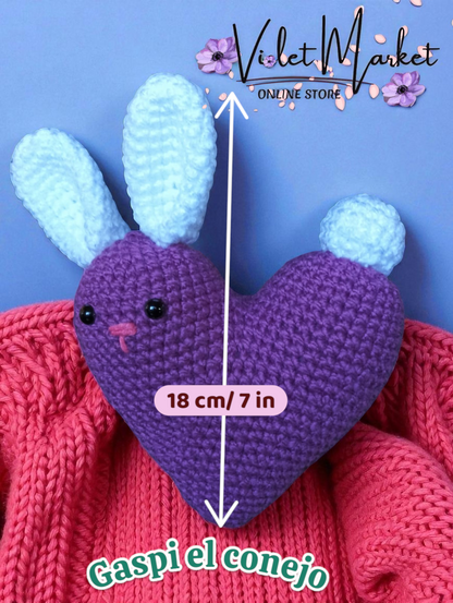🐰💜 Gaspi, el Conejo Corazón🐰💜