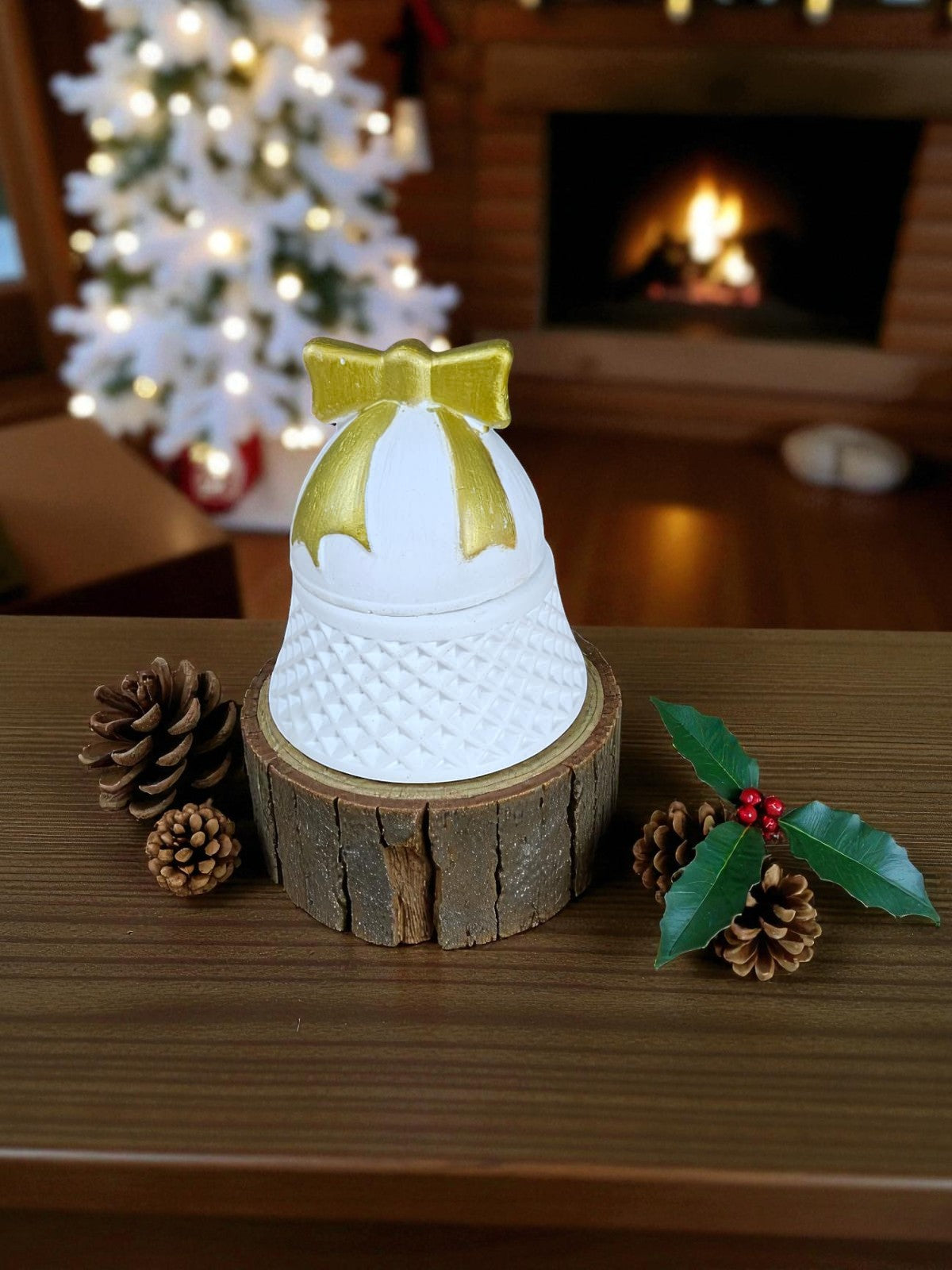 Set Vela Navideña Campanario 🎄✨