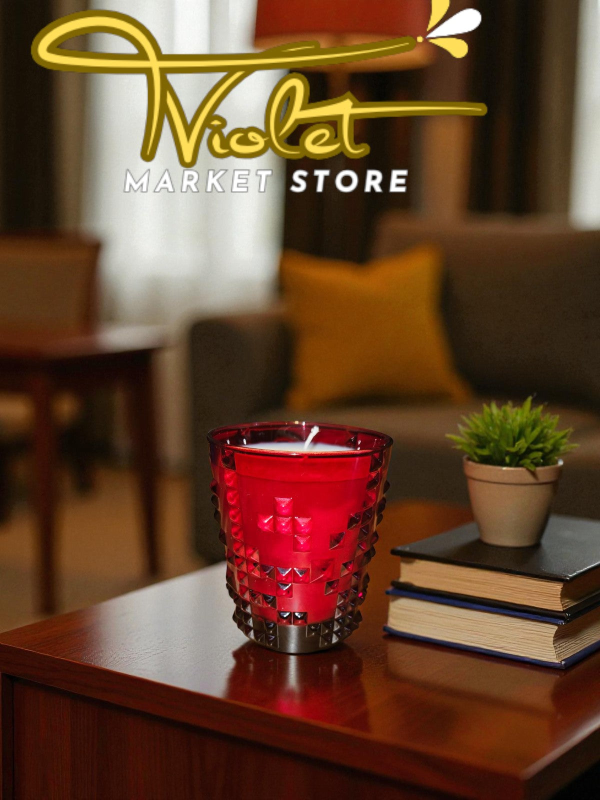 Vela Premium – Edición Limitada, vela artesanal de soya aromática para el hogar - Violet Market Store
