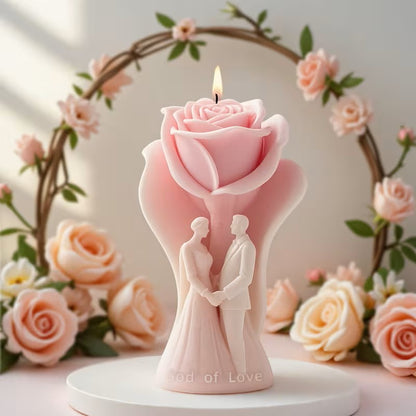 Vela Recuerdo Boda Endless Love - Caja, vela de soya artesanal para souvenir de matrimonio - Violet Market Store
