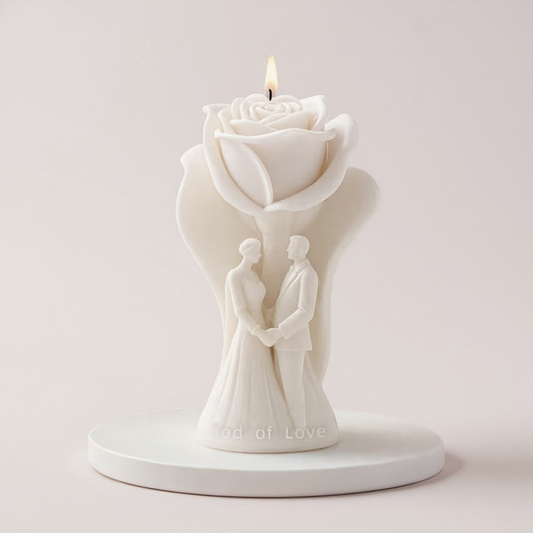 Vela Recuerdo Boda Endless Love - Caja, vela de soya artesanal para souvenir de matrimonio - Violet Market Store
