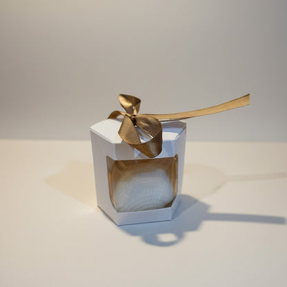 Vela Recuerdo Matrimonio Corazón Eterno - Caja, vela de soya artesanal para souvenir de matrimonio - Violet Market Store
