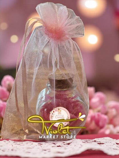 Vela Recuerdos Aromáticos Baby Shower, vela recuerdo artesanal para baby shower - Violet Market Store
