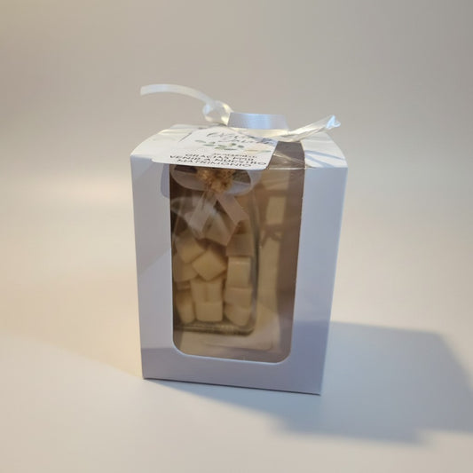 Vela Recuerdo Matrimonio Frasco Aromática, vela de soya artesanal para souvenir de matrimonio - Violet Market Store