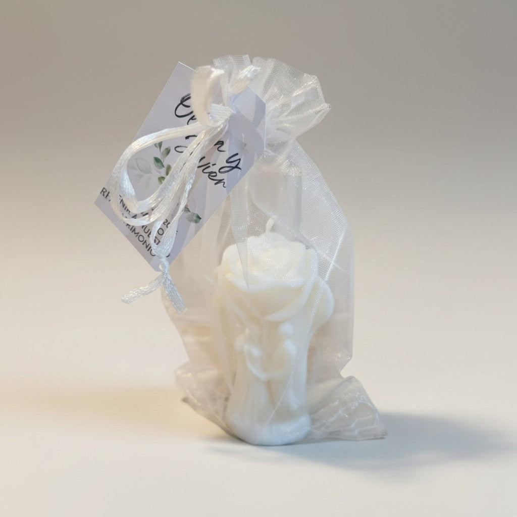 Vela Recuerdo Matrimonio Endless Love - Bolsa Organza
