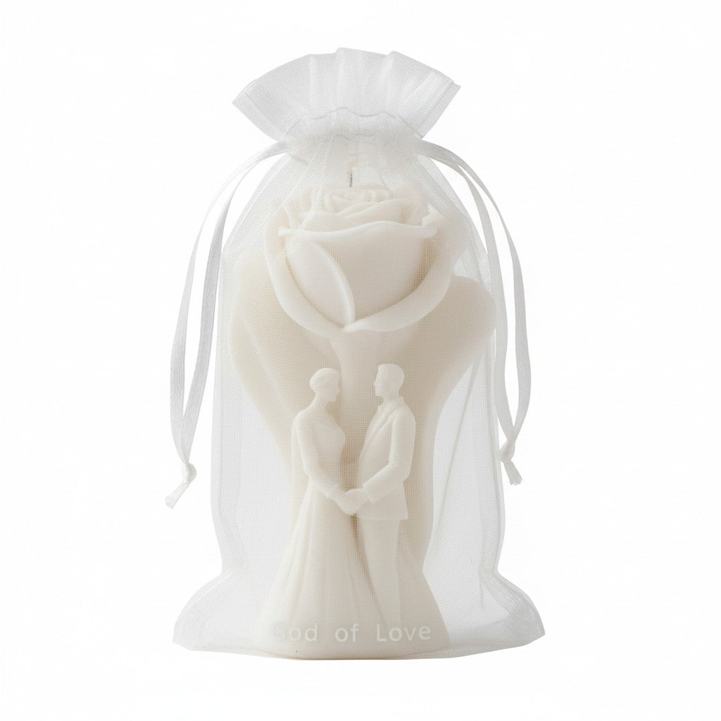 Vela Recuerdo Matrimonio Endless Love - Bolsa Organza