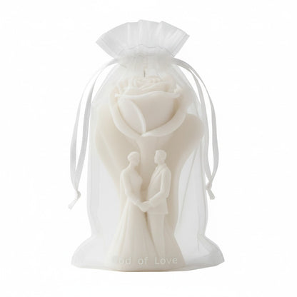 Vela Recuerdo Matrimonio Endless Love - Bolsa Organza