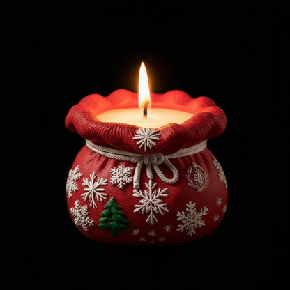 ✨ Vela Saquito Navideño – Christmas Bag Candle
