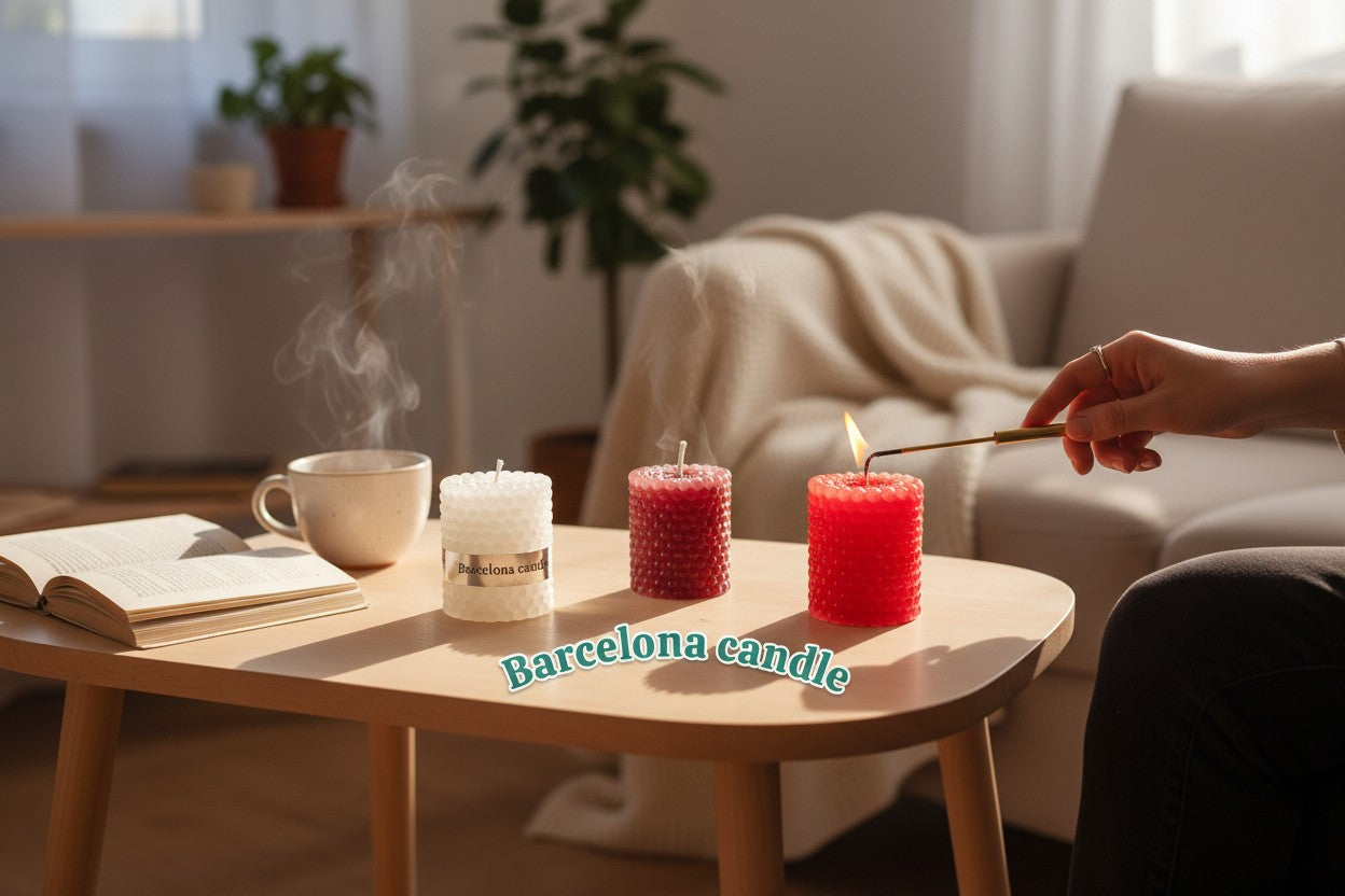Vela Aromática Hogar Barcelona - Cera de Soja
