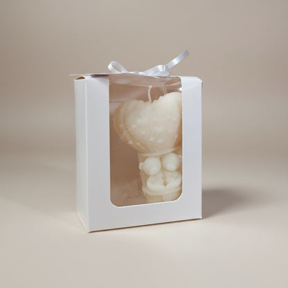 Vela Recuerdo Boda Dulce - Caja Regalo, vela de soya artesanal para souvenir de matrimonio - Violet Market Store
